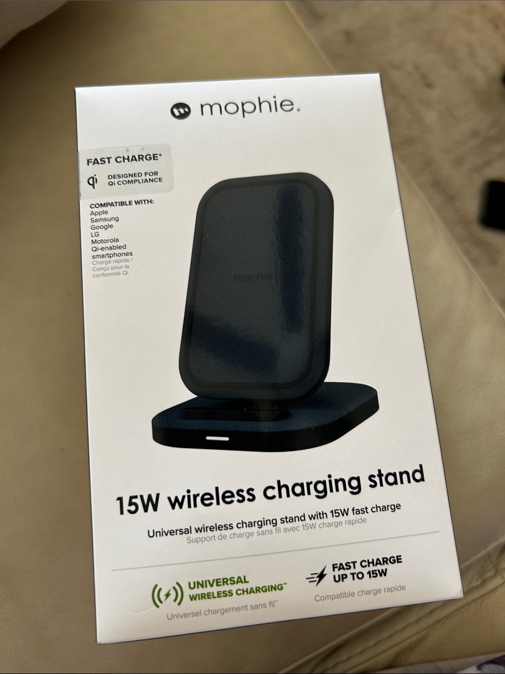 mophie Wireless Charging Stand - Black